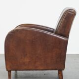Fauteuil en cuir de mouton