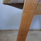 Chair with vintage Scandinavian armrests