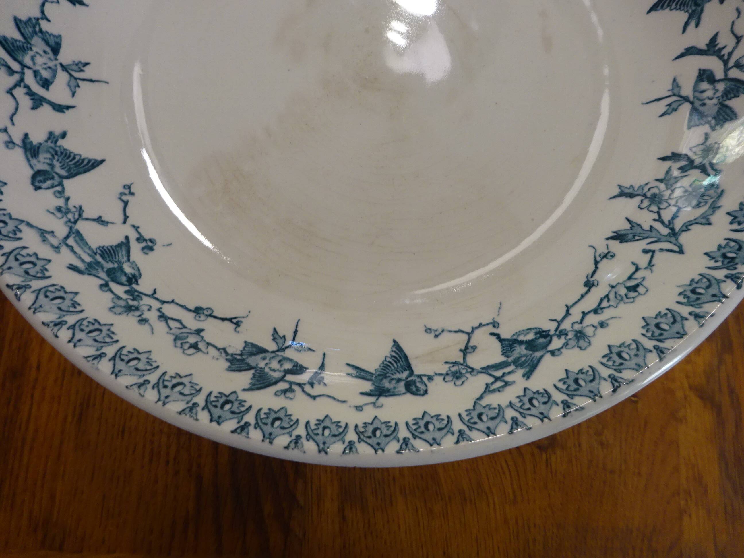 Large compote dish Terre de Fer