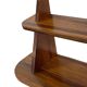 Vintage wooden wall shelve rack bookshelf in wood minimalist