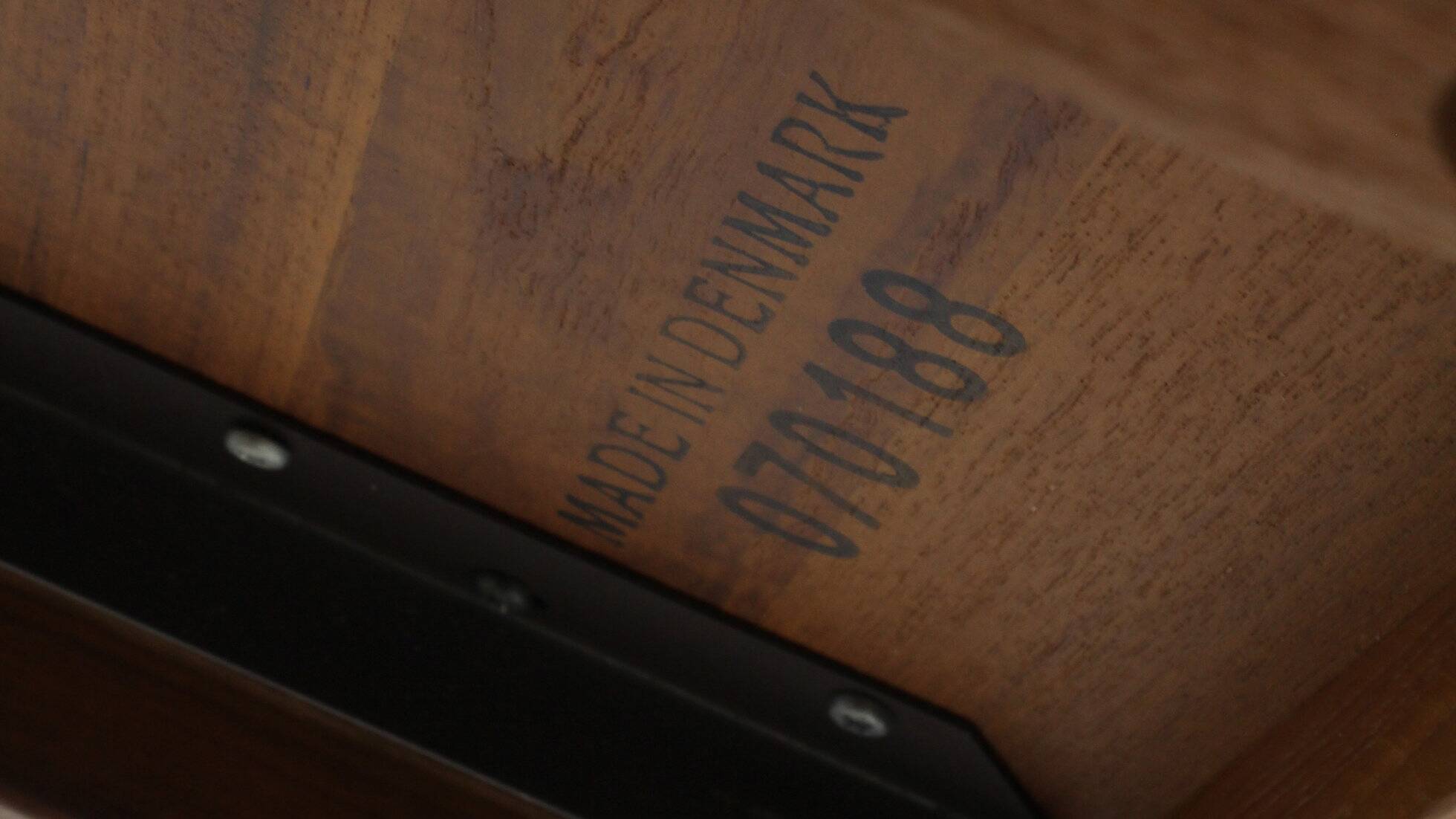 Vintage Danish round extendable dining table solid teak 1960s