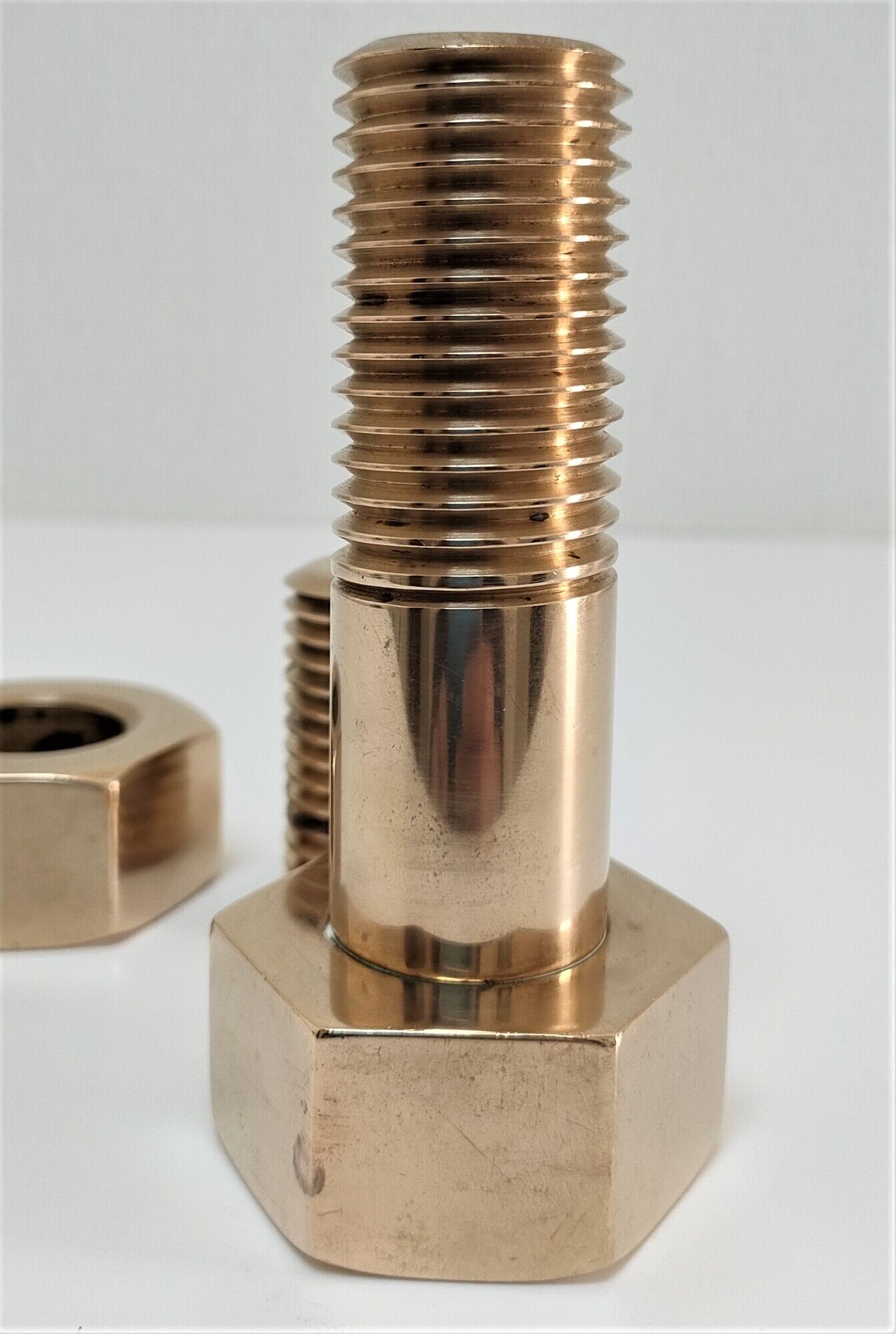 Box case solid brass shape nut bolt design 70s