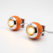 Paire d'appliques vintage eyeball des années 70