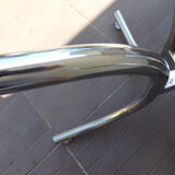 Round formica table with vintage year extension 60 70