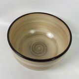 Beige sandstone salad bowl