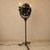 Antique Art Nouveau floor lamp with fan "Luminaire"