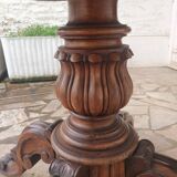 Table guéridon violonné acajou époque xix
