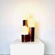 Sculptural Dome Table Lamp In Cylindrical Rosewood, Brasil Circa 1960