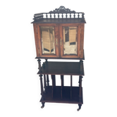 Napoleon III Style Mahogany Music Cabinet