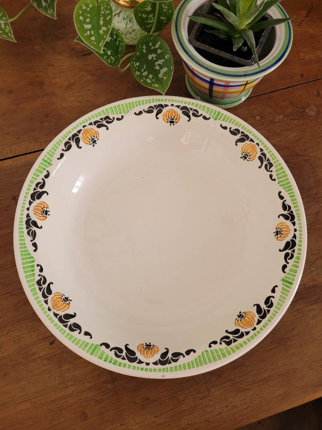 Large deep dish Maroussia Digoin