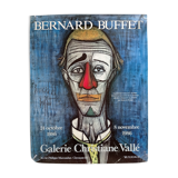 Poster exhibition Bernard Buffet at the Gallery Christiane Vallé 1986