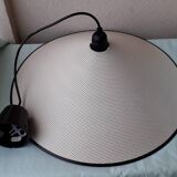 White metal pendant light