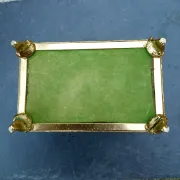 Ashtray, onyx jewellery box from the 1960s, vintage Italy.