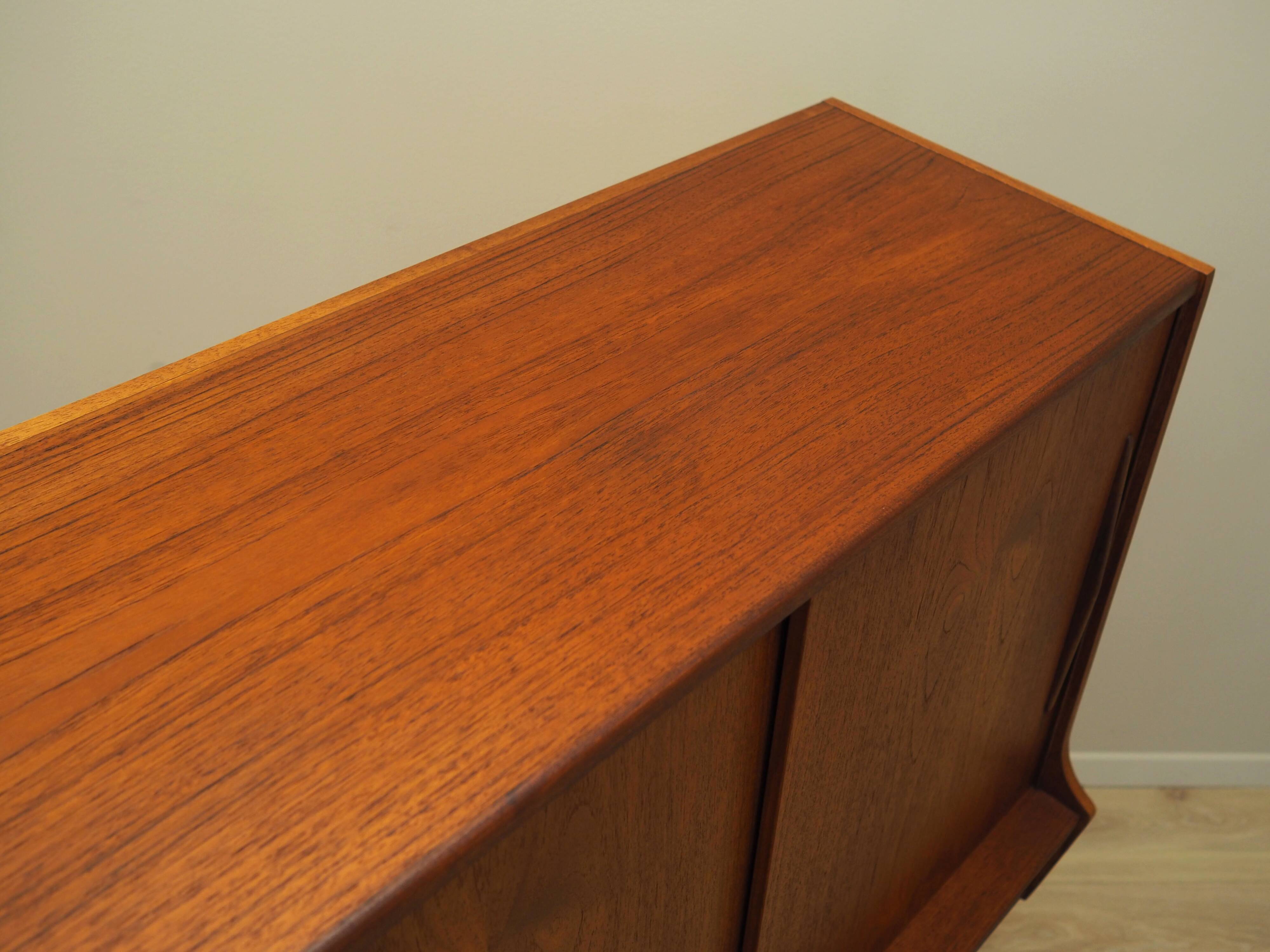 Teak highboard, Danish design, 1960s, production: Denmark