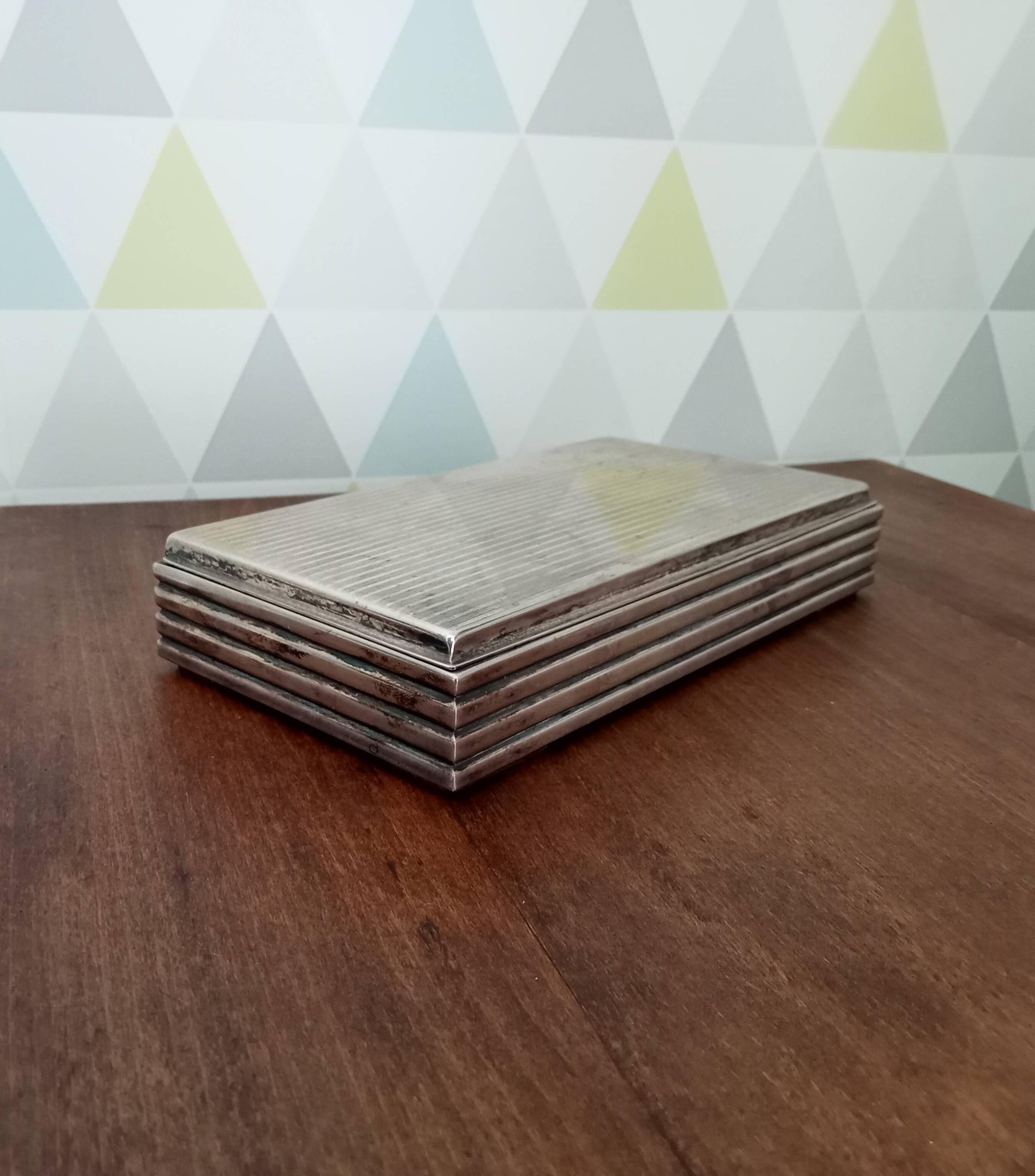 Art deco cigarette box from the 1950s