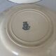 Lot 4 assiettes plate terre de fer bleu faïence ancienne - terre de fe