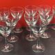 Lot 12 anciens verres apéritifs ou à vin en verre - bistrot début 20ème