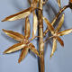 Large pair of brass wall sconces, Maison Jansen, 1960-70.
