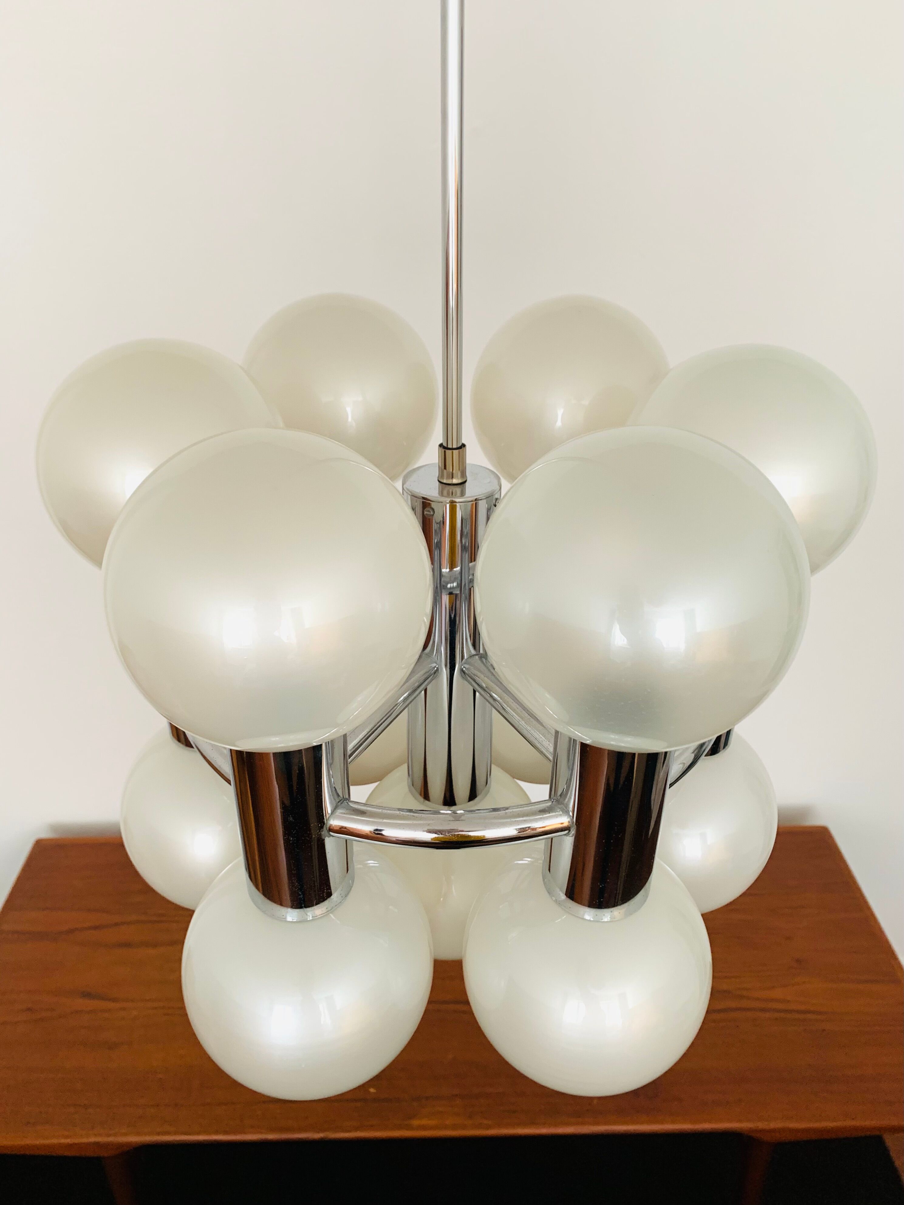 1970s Sputnik Chandelier by Motoko Ishii for Staff