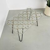 Coffee table 50s golden clover