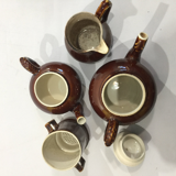 Coffee maker, teapot, milk pot