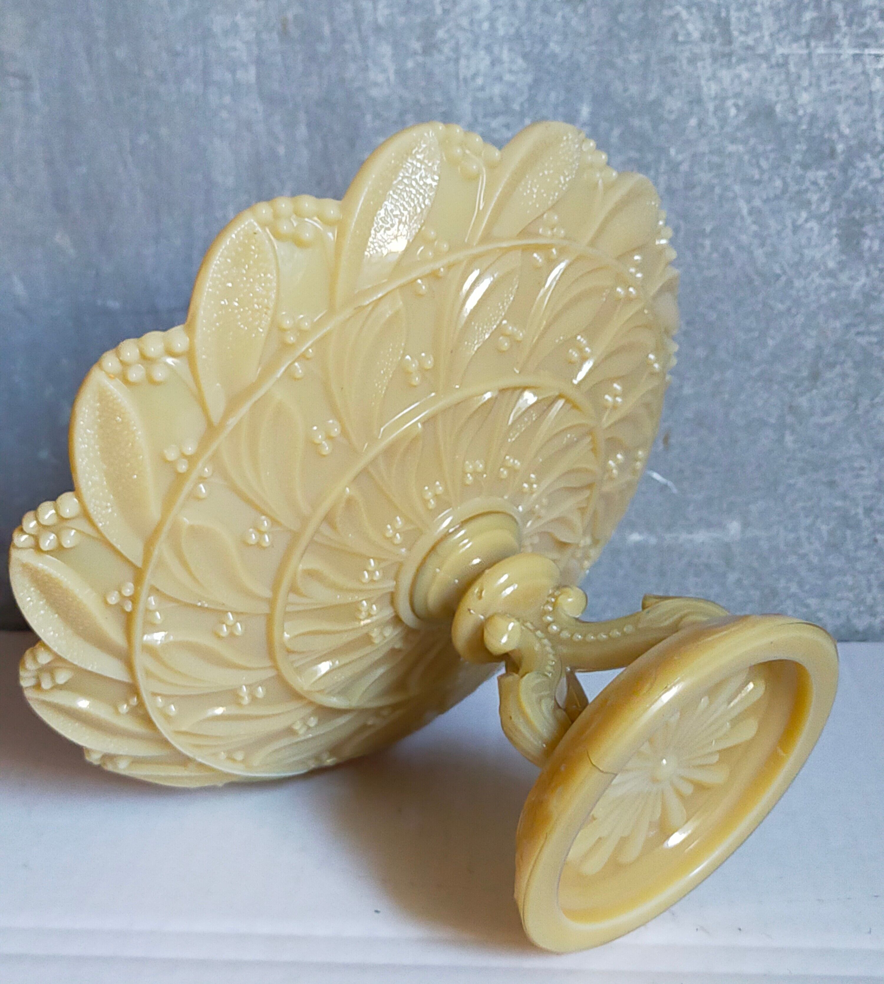 Opaline cake cup early twentieth century