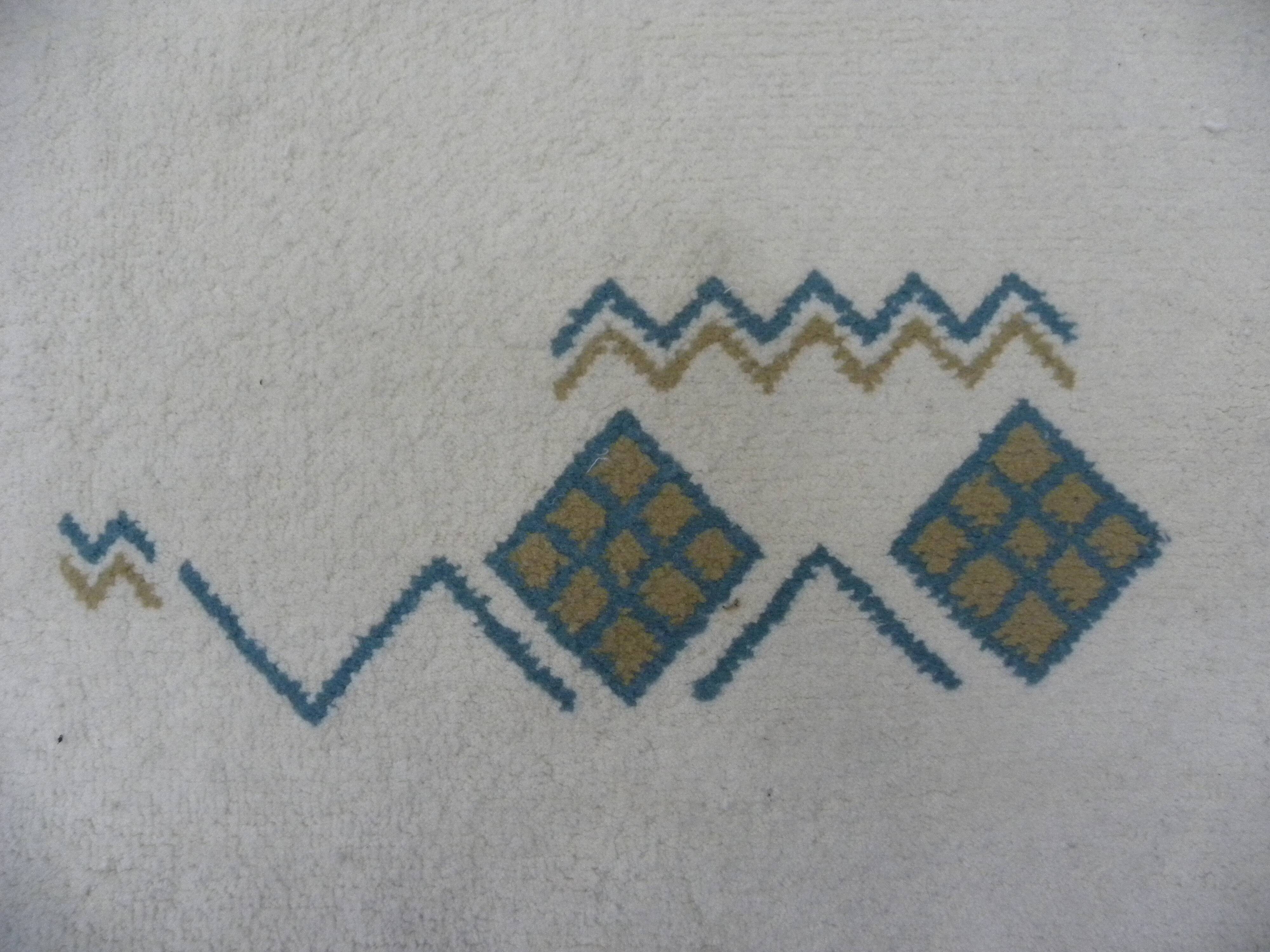 Traditional Tunisian Berber hallway rug - Wool runner