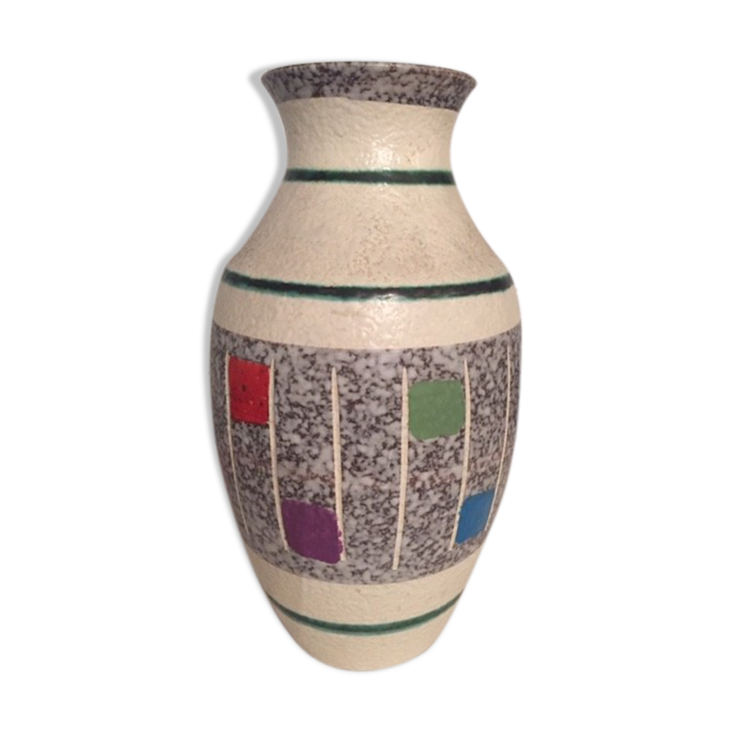 large vintage vase 50s