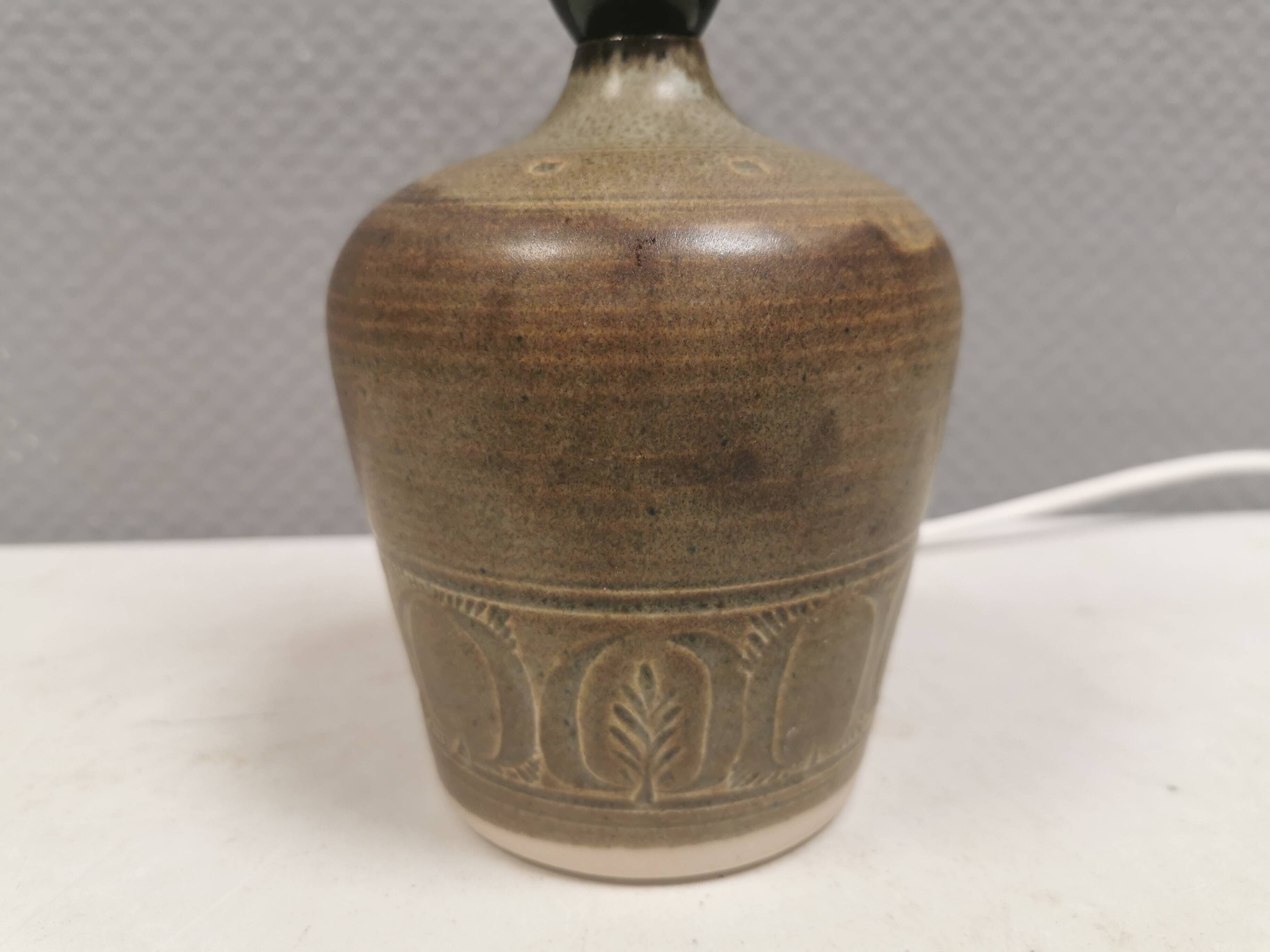 Petite lampe de table en céramique, années 1980 Danemark