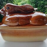Rabbit barbotine terrine