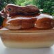 Rabbit barbotine terrine