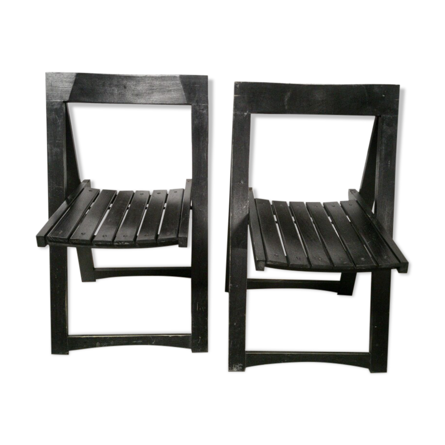 Pair of folding chairs 60s