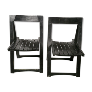 paire de chaises pliantes