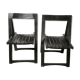 Pair of folding chairs 60s