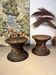 Pair of Woven Rattan Stools