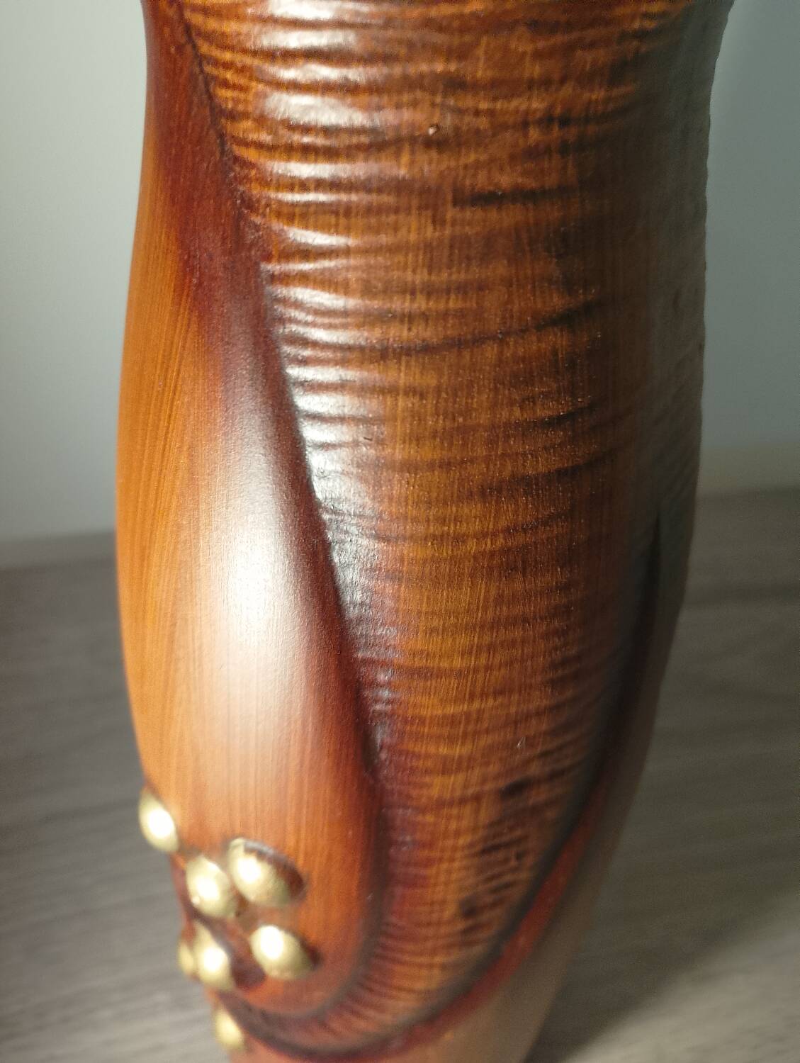 Vase collaboration between G de Bryun and Atelier Dubois at Bouffioulx.