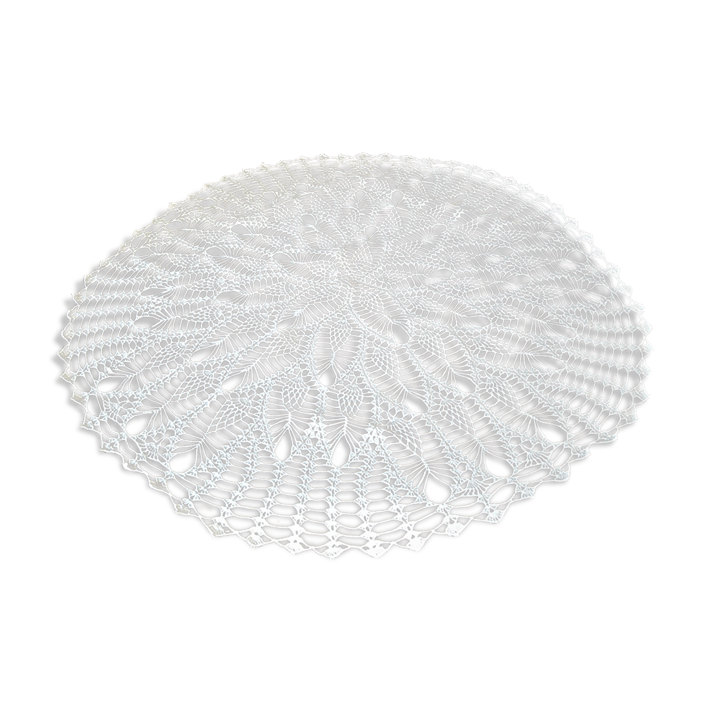 Handmade crochet placemat