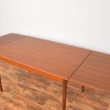 Mid-Century Danish Teak Extendable Dining Table, 1960s.