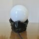 "Black swan" lamp in ceramic and opaline, 70s-80s