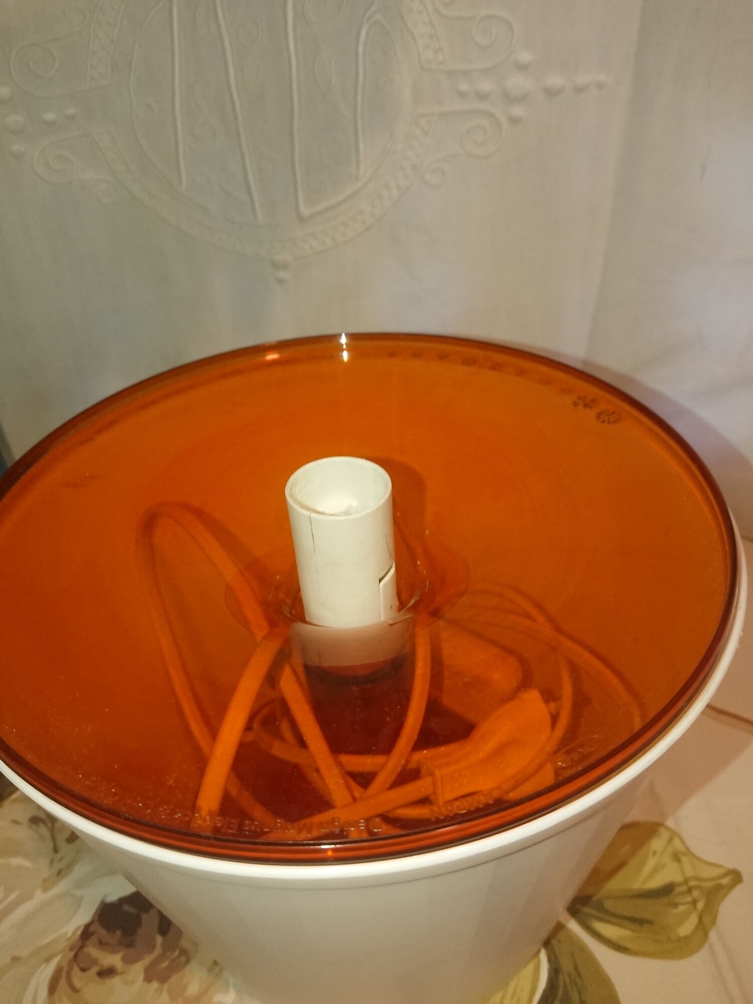 BEDSIDE LAMP IKEA YEARS 1990 MODEL LAMPAN COLOR ORANGE