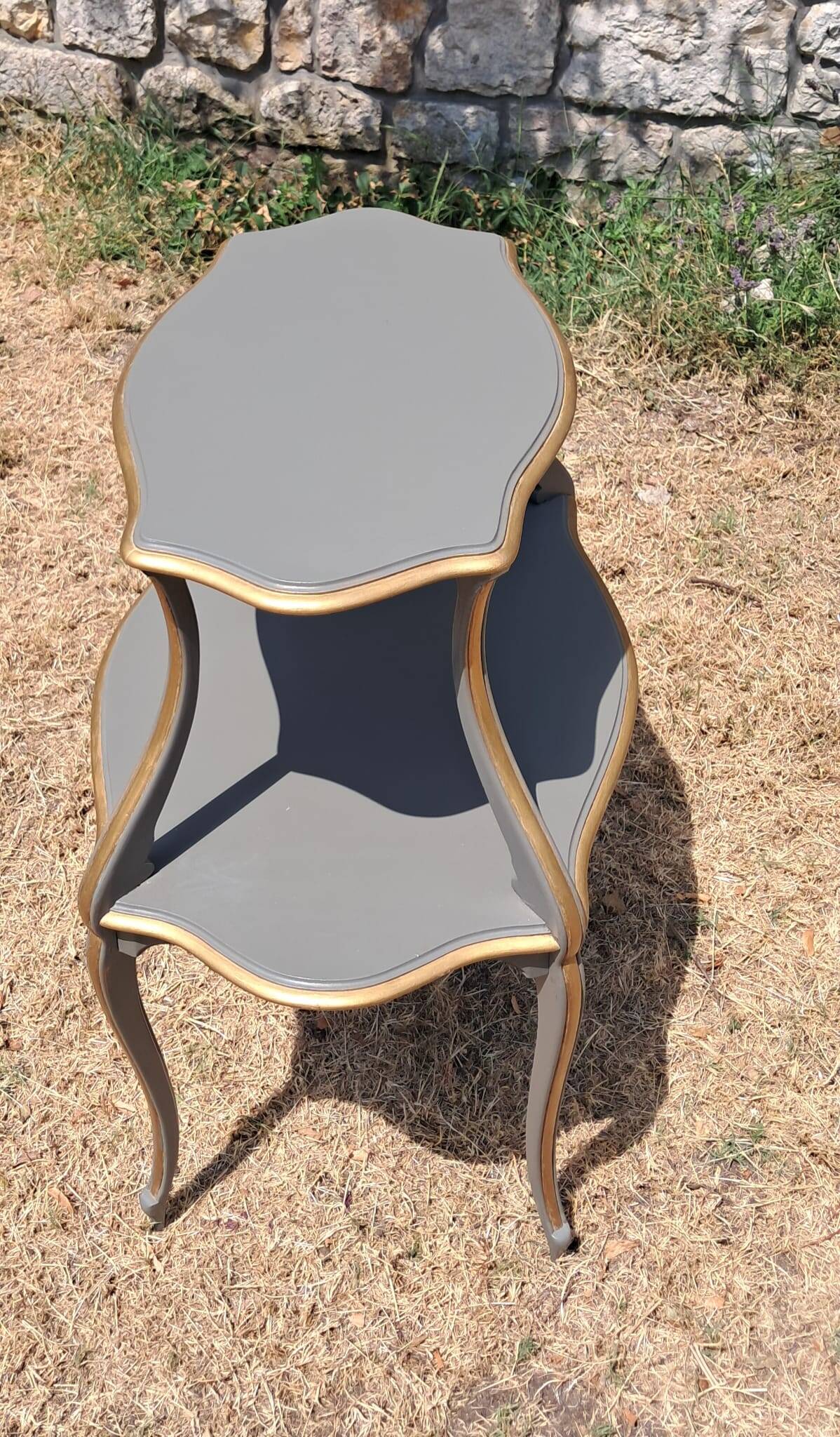 Old dessert side table