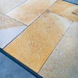 Mid-Century Minimalist Ceramic Tile Coffee Table, France, 1960s