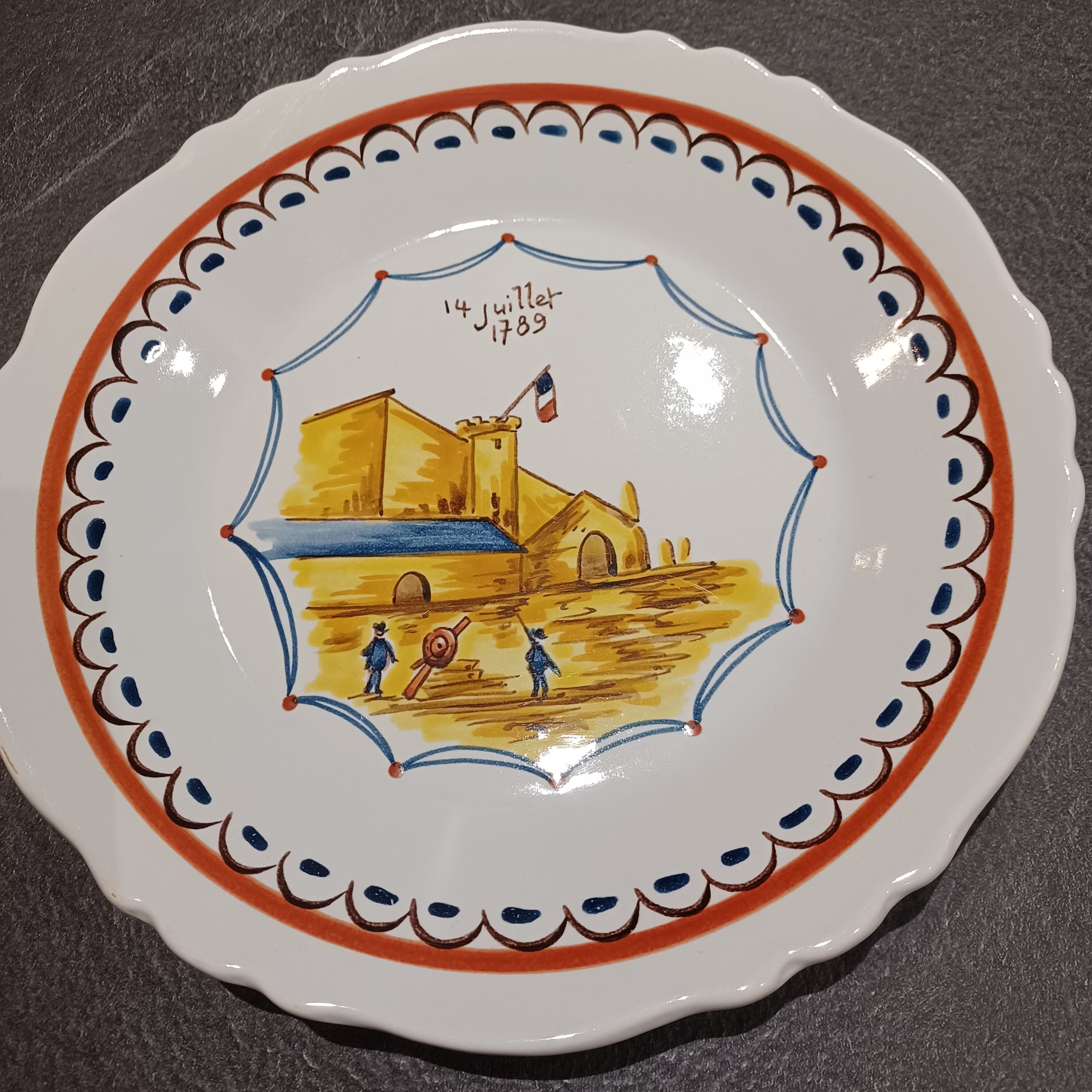 3 plates H Henriot bicentenaries of the revolution 1789-1989