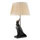 Paire de lampes de table modèle Horus, bronze patiné.