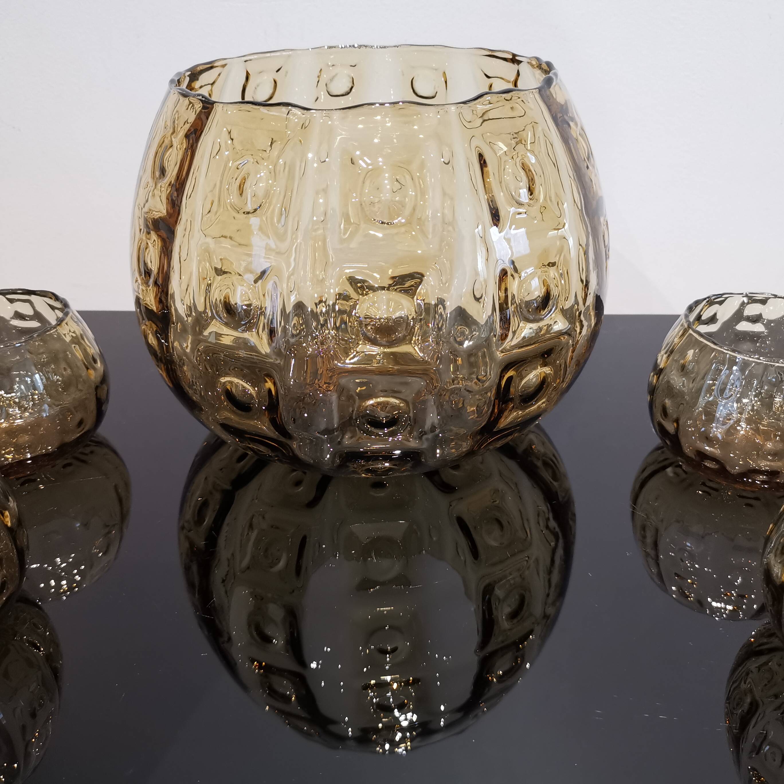 Sangria service 7 pieces 70s Murano style