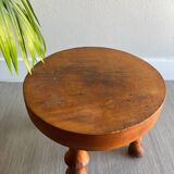 Wooden tripod stool