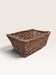 Rectangular wicker basket