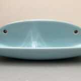 Sky blue soap dish vintage 70s