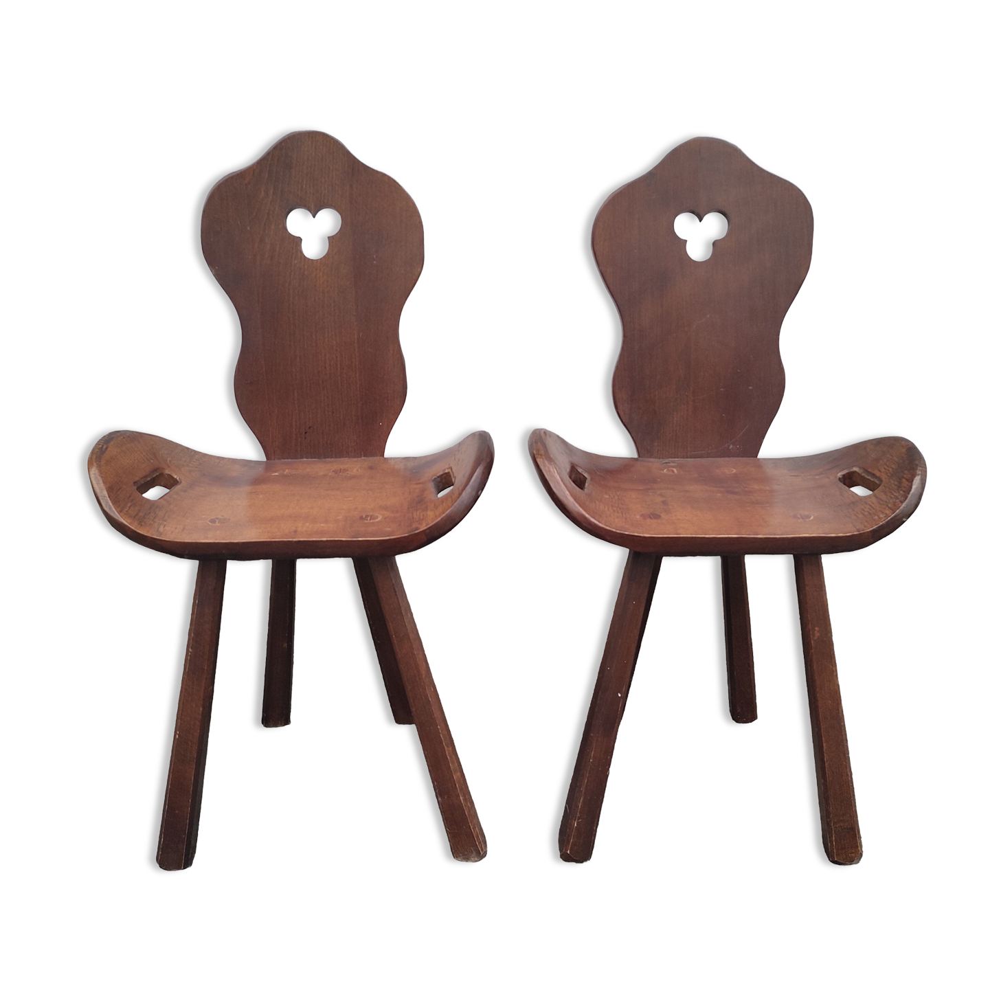 Pair of Brutalist Chairs