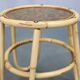 Mid-century European rattan accessories set with tables and magazine racks, 1960s